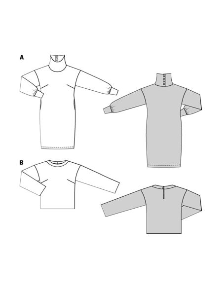 Modello di maglione - Burda 5679