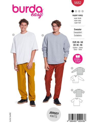 Modello di T-shirt - Burda 5682