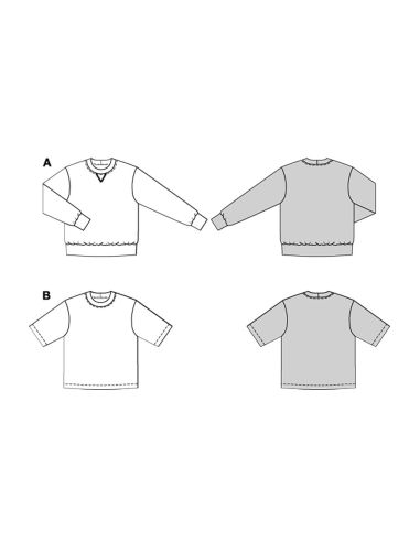 Modello di T-shirt - Burda 5682