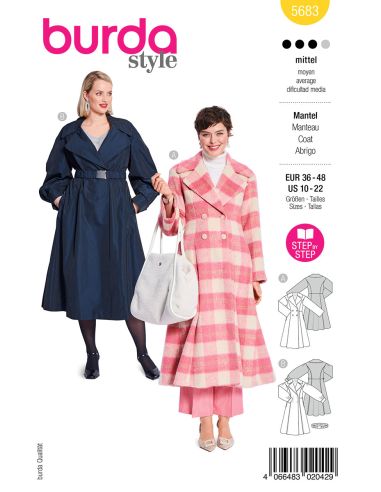 Modello di cappotto - Burda 5683