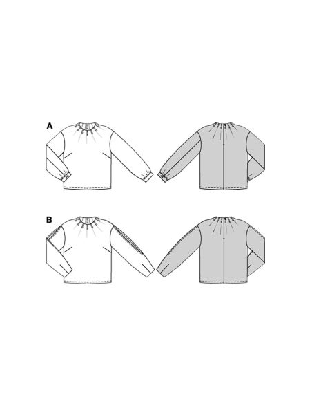 Modello di camicetta - Burda 5685