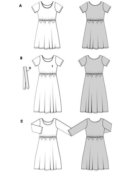 Modello di abito - Burda 5686