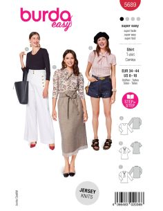 Modello di T-shirt - Burda 5689