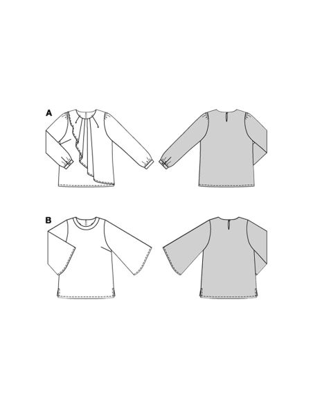 Modello di camicetta - Burda 5692