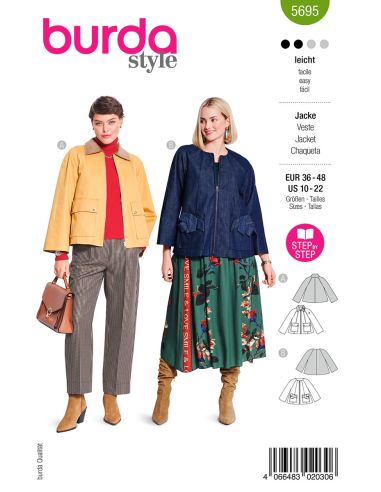 Modello di giacca - Burda 5695