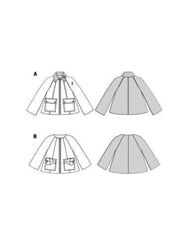 Modello di giacca - Burda 5695