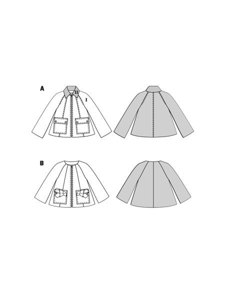 Modello di giacca - Burda 5695