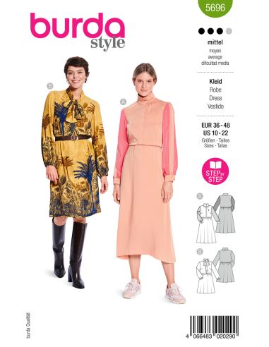 Modello di abito - Burda 5696