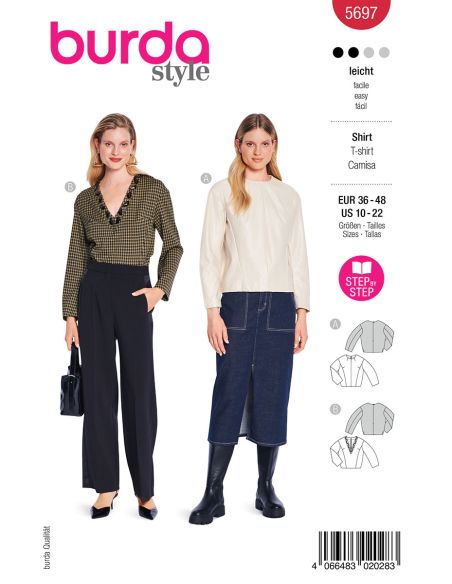 Modello di T-shirt - Burda 5697