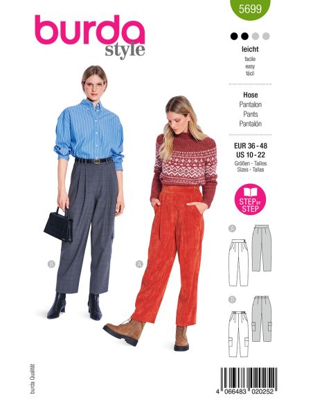 Modello di pantaloni - Burda 5699
