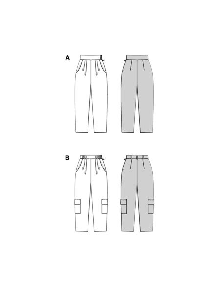Modello di pantaloni - Burda 5699