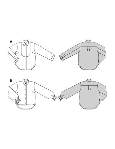 Modello di camicetta - Burda 5700
