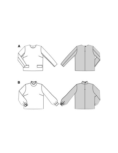 Modello di camicetta - Burda 5701