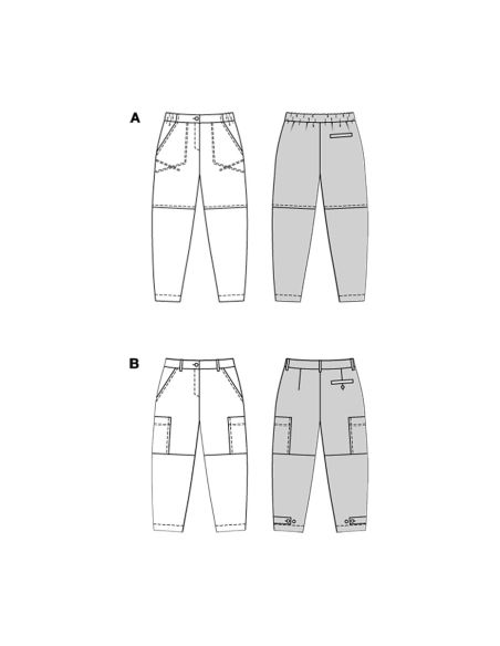 Modello di pantaloni - Burda 5703