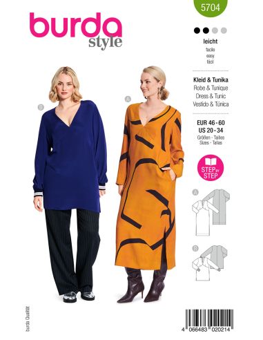 Modello di abito - Burda 5704