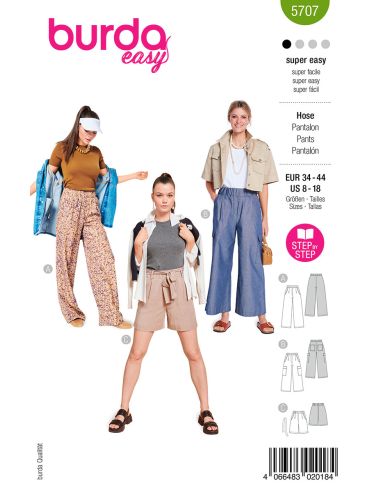 Modello di pantaloni - Burda 5707