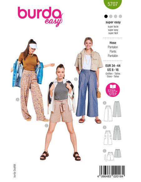 Modello di pantaloni - Burda 5707