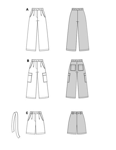 Modello di pantaloni - Burda 5707