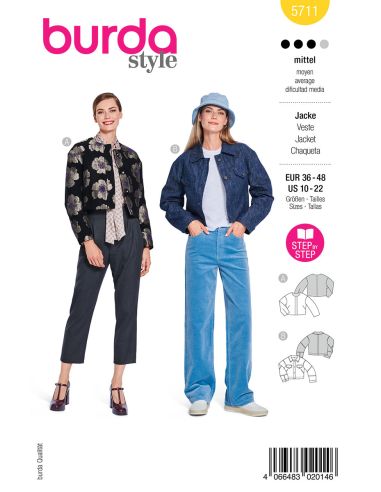 Modello di giacca - Burda 5711
