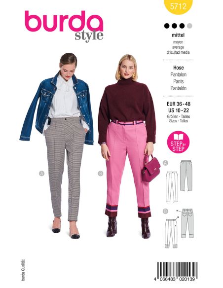 Modello di pantaloni - Burda 5712