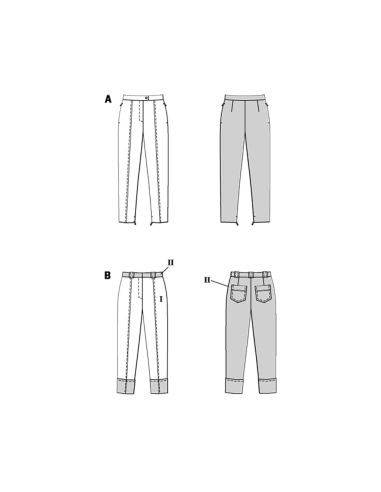 Modello di pantaloni - Burda 5712