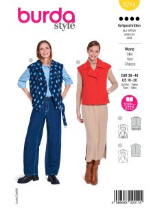 Modello di gilet - Burda 5714