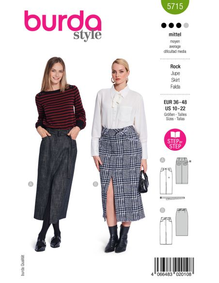 Modello di gonna - Burda 5715