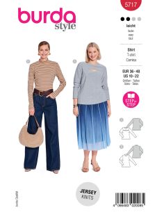 Modello di T-shirt - Burda 5717