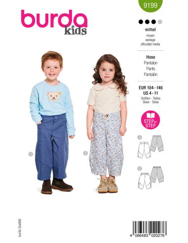 Modello di pantaloni - Burda 9199