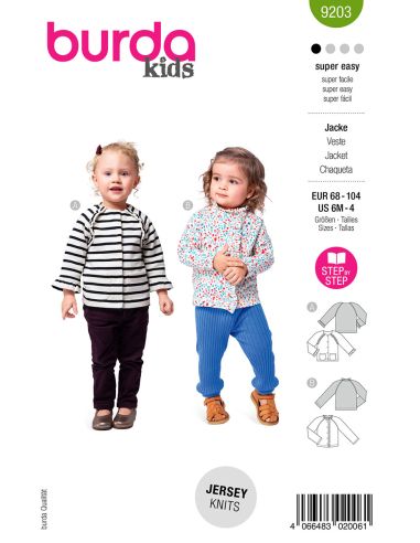 Modello di giacca - Burda 9203
