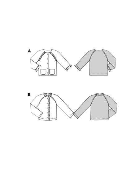 Modello di giacca - Burda 9203