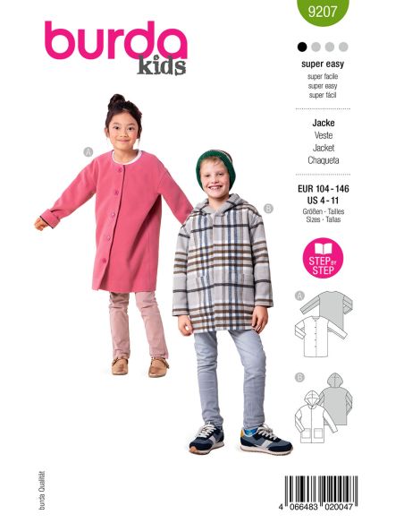 Modello di cappotto - Burda 9207