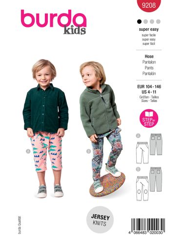 Modello di pantaloni - Burda 9208