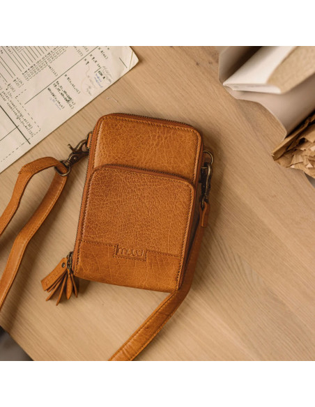 Borsa a tracolla Muud Dafne - Whisky