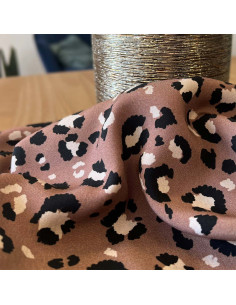 Tessuto popeline di viscosa Mocha - My Dress Made