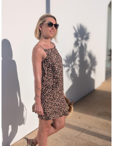 Tessuto popeline di viscosa Mocha - My Dress Made