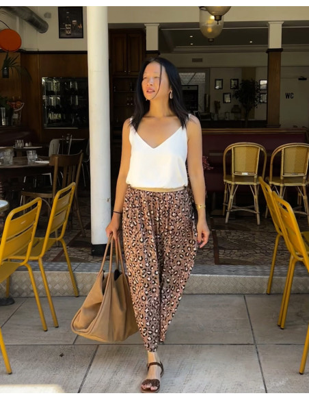 Tessuto popeline di viscosa Mocha - My Dress Made