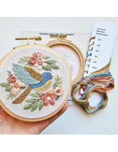 Kit da ricamo - Bluebird Sampler 2