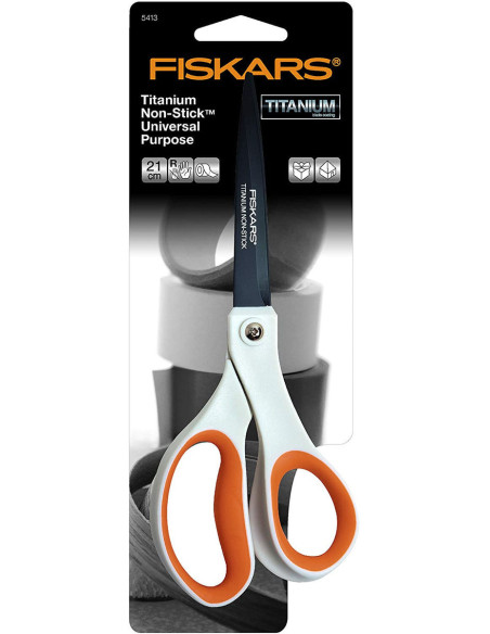 Forbici universali Fiskars in titanio antiaderenti 21 cm