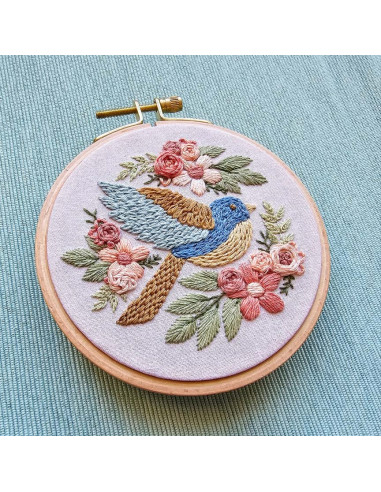 Kit da ricamo - Bluebird Sampler