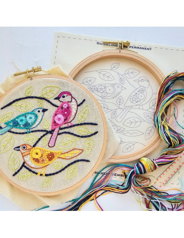 Kit broderie - Birds of a Feather