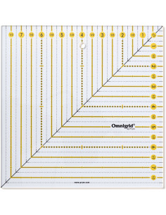 Righello patchwork Omnigrid quadrato 8 x 8 pollici 2