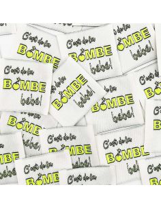 Set di 5 etichette tessute da cucire È una bomba Bambino!