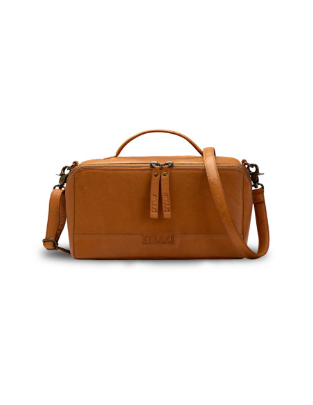 Borsa a tracolla Muud Cleo midi - Whisky