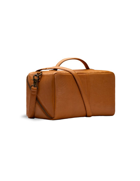 Borsa a tracolla Muud Cleo midi - Whisky