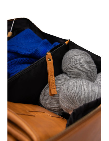 Borsa a tracolla Muud Cleo midi - Whisky