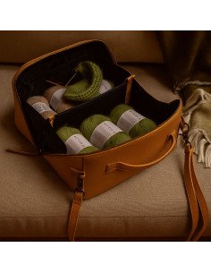 Borsa a tracolla Muud Cleo midi - Whisky