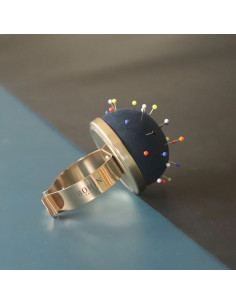 Bracciale porta spilli Bohin - Nero 2