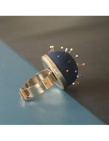 Bracciale porta spilli Bohin - Nero