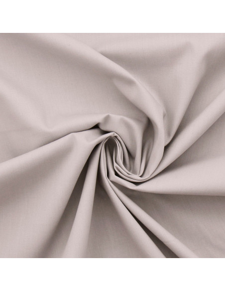 Tessuto popeline di cotone - Grigio argento